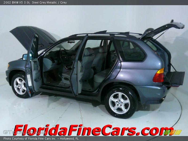 Steel Grey Metallic / Grey 2002 BMW X5 3.0i