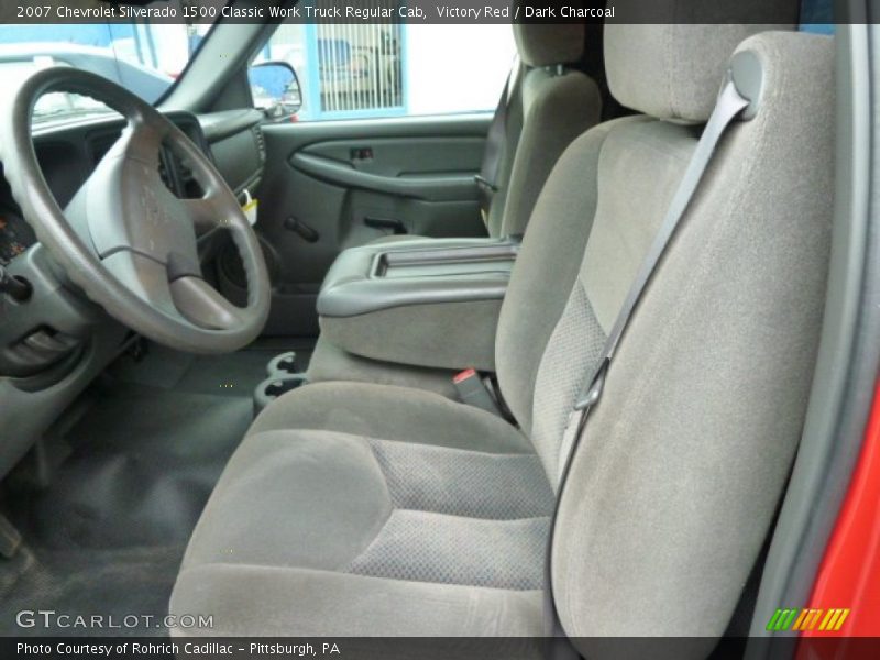 Victory Red / Dark Charcoal 2007 Chevrolet Silverado 1500 Classic Work Truck Regular Cab