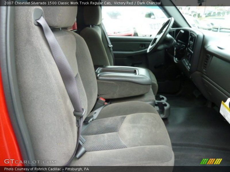 Victory Red / Dark Charcoal 2007 Chevrolet Silverado 1500 Classic Work Truck Regular Cab