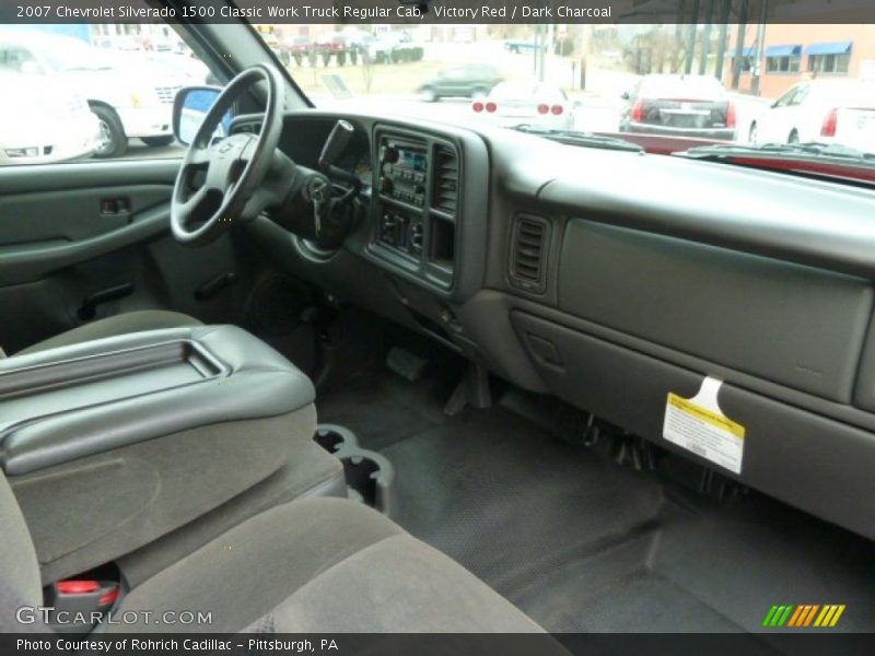 Victory Red / Dark Charcoal 2007 Chevrolet Silverado 1500 Classic Work Truck Regular Cab