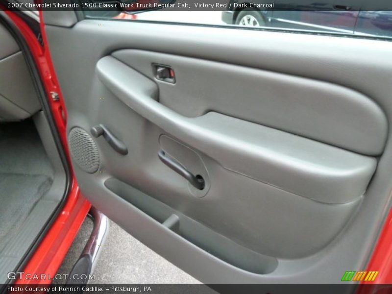 Victory Red / Dark Charcoal 2007 Chevrolet Silverado 1500 Classic Work Truck Regular Cab