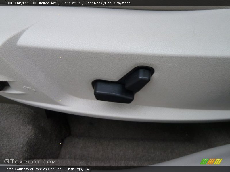 Stone White / Dark Khaki/Light Graystone 2008 Chrysler 300 Limited AWD