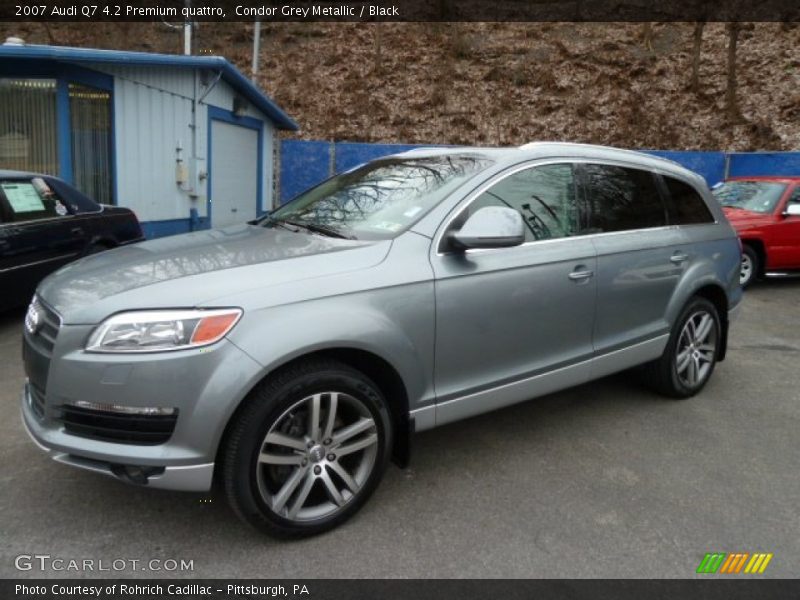 Condor Grey Metallic / Black 2007 Audi Q7 4.2 Premium quattro