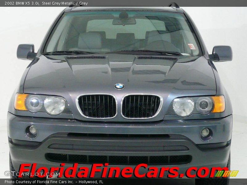 Steel Grey Metallic / Grey 2002 BMW X5 3.0i