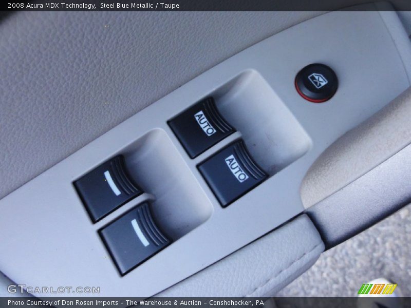 Steel Blue Metallic / Taupe 2008 Acura MDX Technology