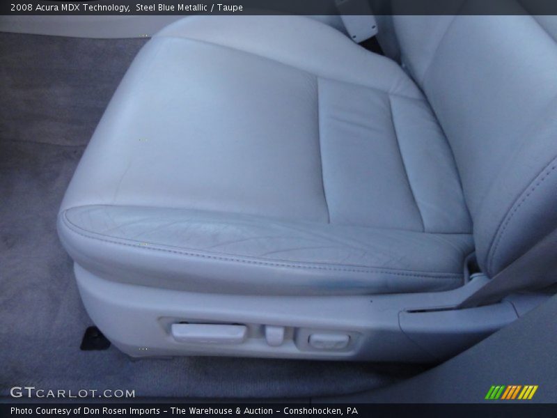 Steel Blue Metallic / Taupe 2008 Acura MDX Technology