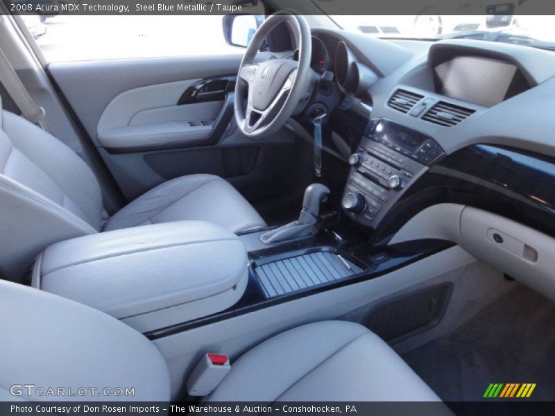 Steel Blue Metallic / Taupe 2008 Acura MDX Technology