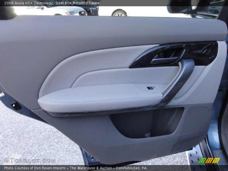 Steel Blue Metallic / Taupe 2008 Acura MDX Technology