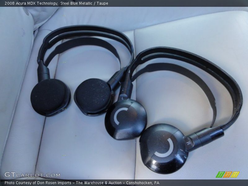 Steel Blue Metallic / Taupe 2008 Acura MDX Technology