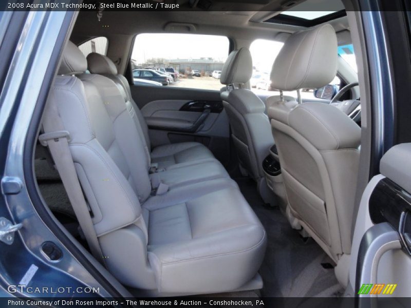 Steel Blue Metallic / Taupe 2008 Acura MDX Technology