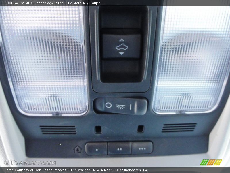 Steel Blue Metallic / Taupe 2008 Acura MDX Technology