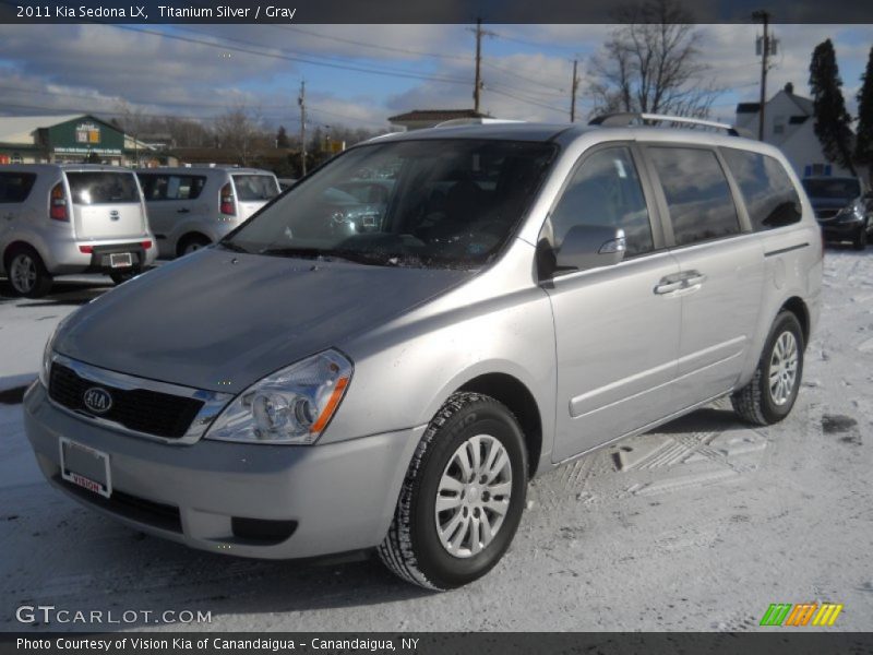 Titanium Silver / Gray 2011 Kia Sedona LX