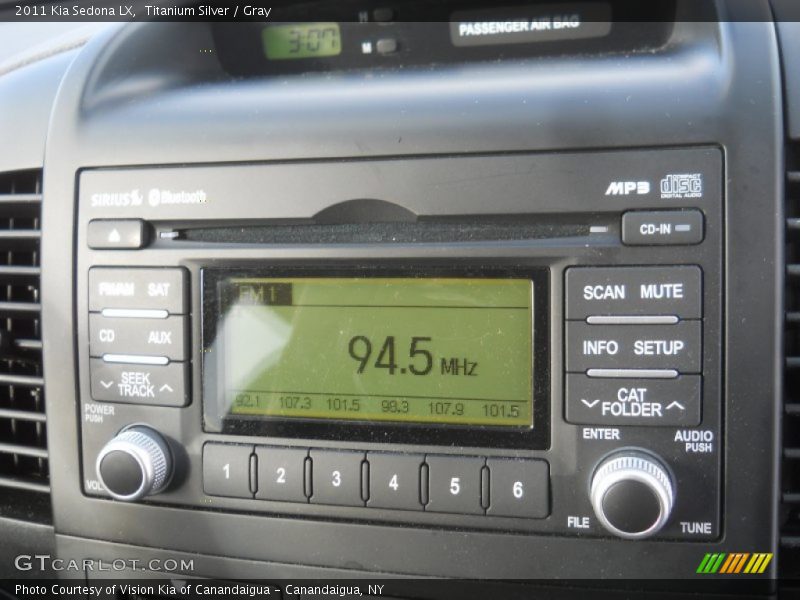Titanium Silver / Gray 2011 Kia Sedona LX