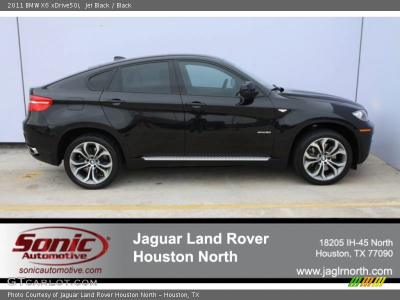 Jet Black / Black 2011 BMW X6 xDrive50i