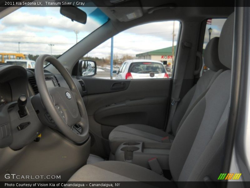 Titanium Silver / Gray 2011 Kia Sedona LX
