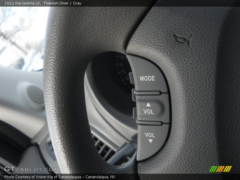 Titanium Silver / Gray 2011 Kia Sedona LX