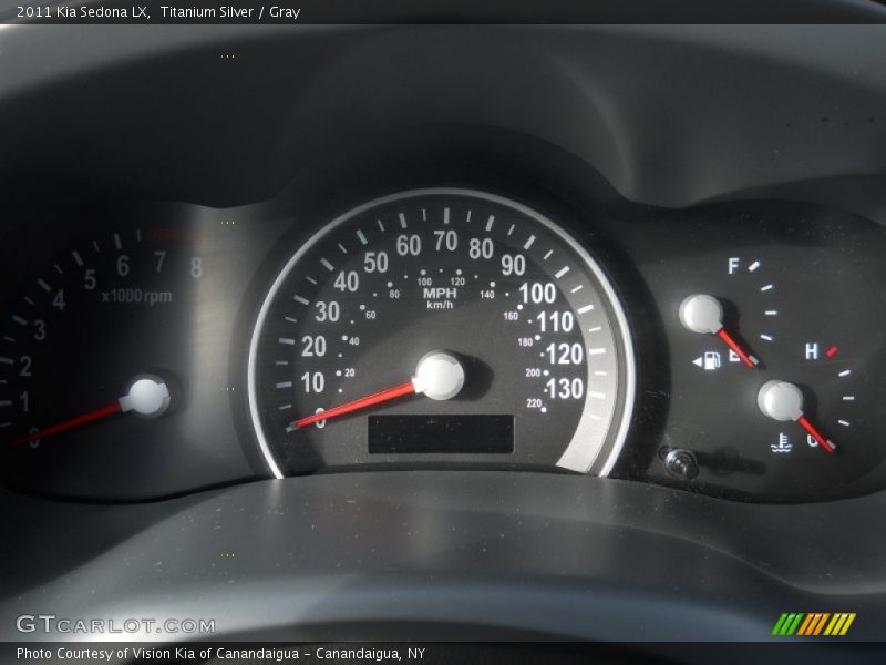 Titanium Silver / Gray 2011 Kia Sedona LX