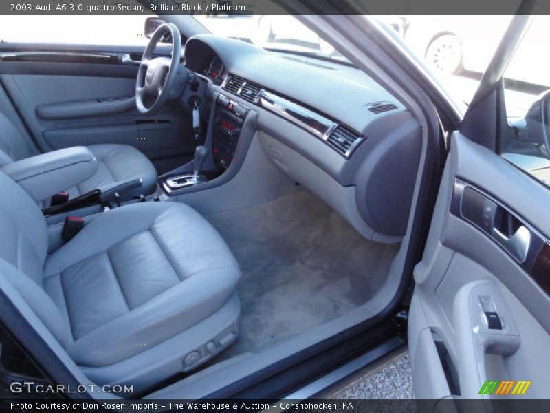 Brilliant Black / Platinum 2003 Audi A6 3.0 quattro Sedan