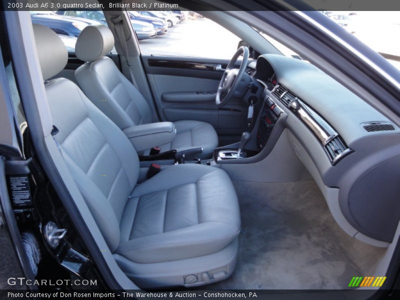 Brilliant Black / Platinum 2003 Audi A6 3.0 quattro Sedan