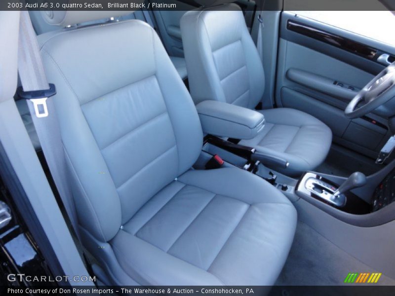 Brilliant Black / Platinum 2003 Audi A6 3.0 quattro Sedan
