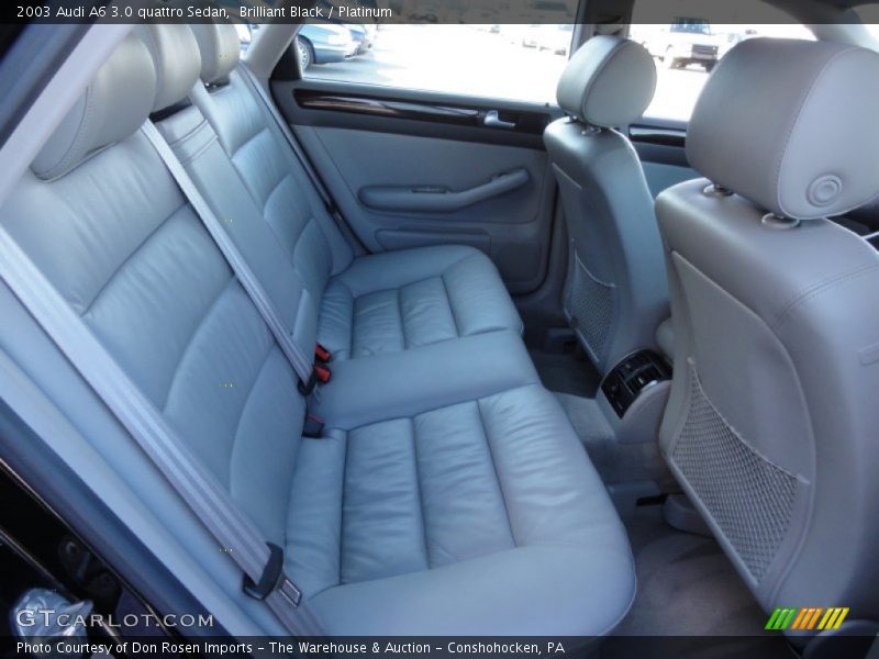 Brilliant Black / Platinum 2003 Audi A6 3.0 quattro Sedan