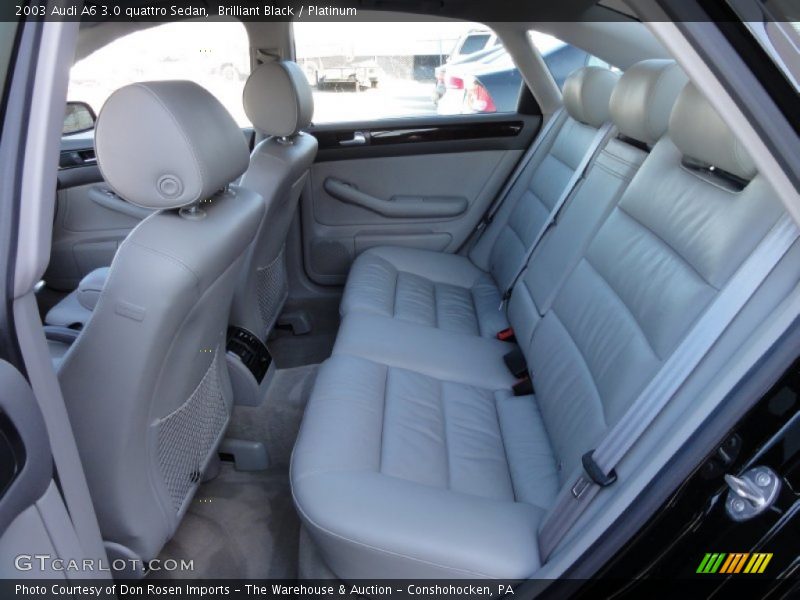 Brilliant Black / Platinum 2003 Audi A6 3.0 quattro Sedan