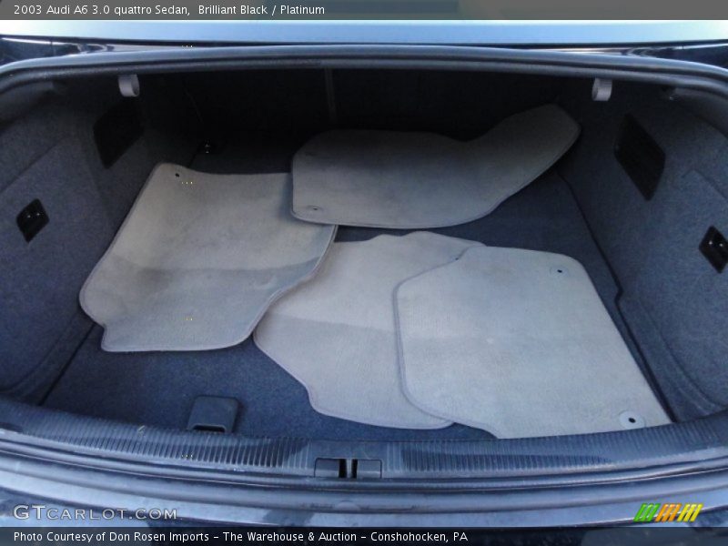 Brilliant Black / Platinum 2003 Audi A6 3.0 quattro Sedan