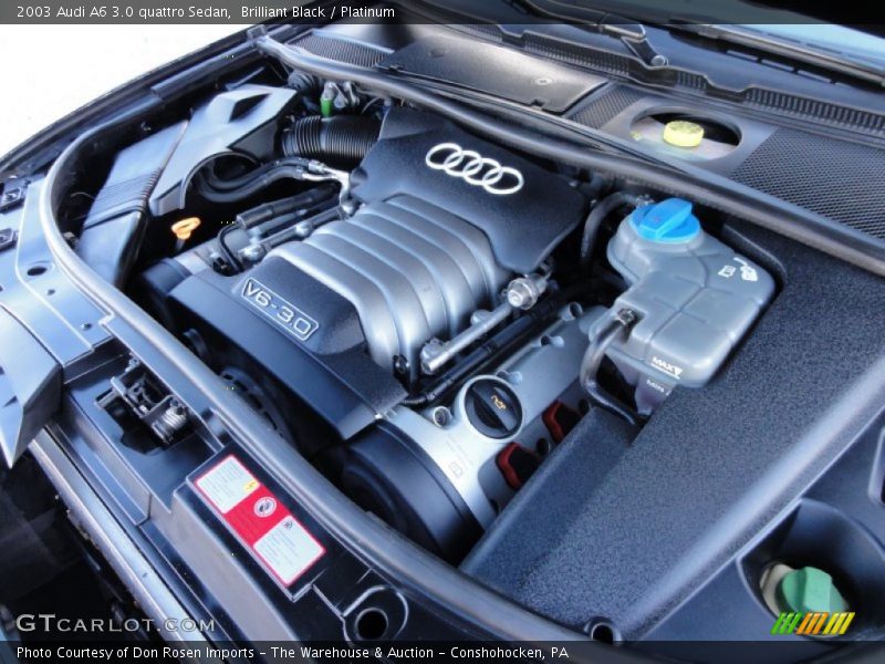 Brilliant Black / Platinum 2003 Audi A6 3.0 quattro Sedan
