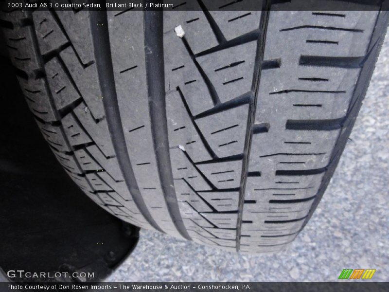 Brilliant Black / Platinum 2003 Audi A6 3.0 quattro Sedan
