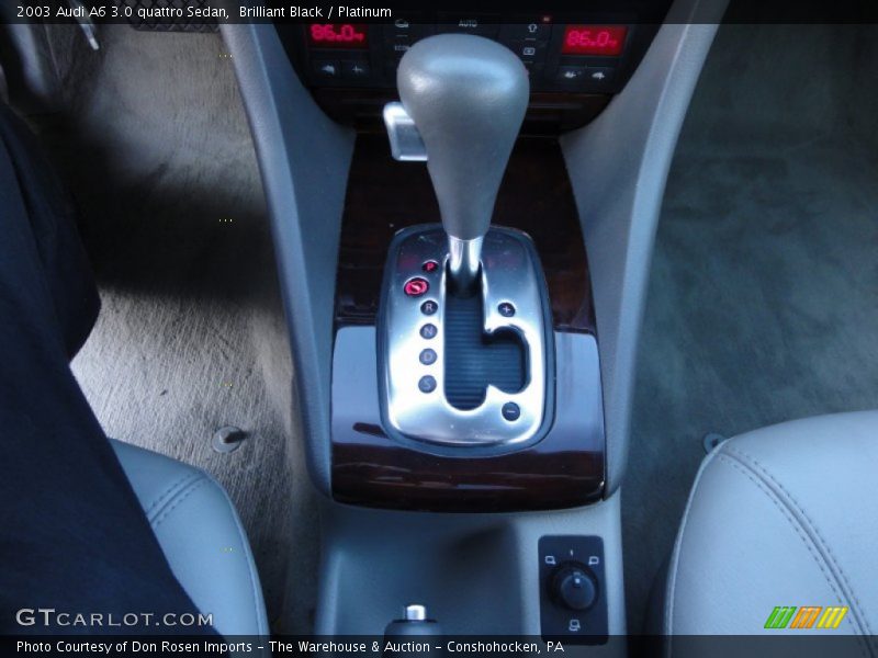 Brilliant Black / Platinum 2003 Audi A6 3.0 quattro Sedan