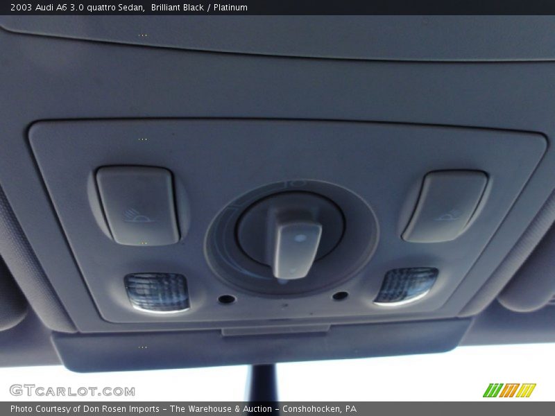 Brilliant Black / Platinum 2003 Audi A6 3.0 quattro Sedan