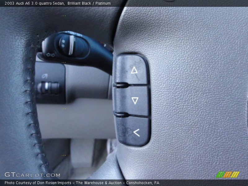 Brilliant Black / Platinum 2003 Audi A6 3.0 quattro Sedan