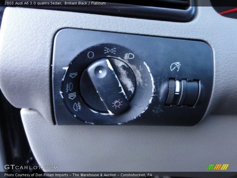 Brilliant Black / Platinum 2003 Audi A6 3.0 quattro Sedan