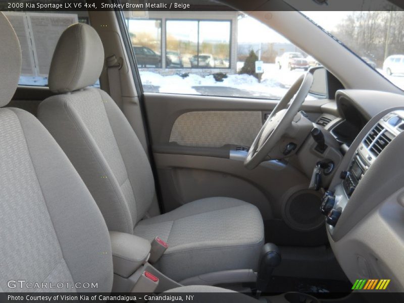 Smokey Brown Metallic / Beige 2008 Kia Sportage LX V6 4x4