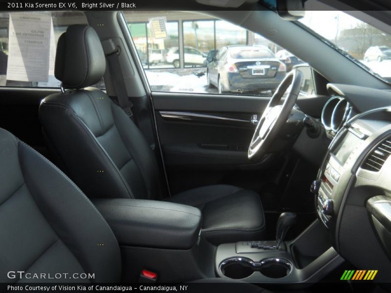 Bright Silver / Black 2011 Kia Sorento EX V6