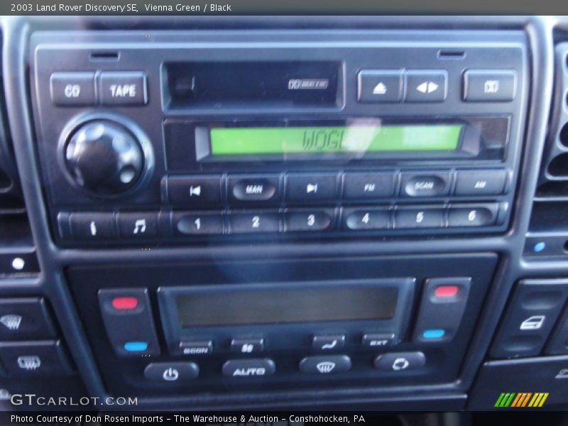 Vienna Green / Black 2003 Land Rover Discovery SE