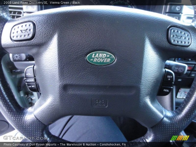 Vienna Green / Black 2003 Land Rover Discovery SE