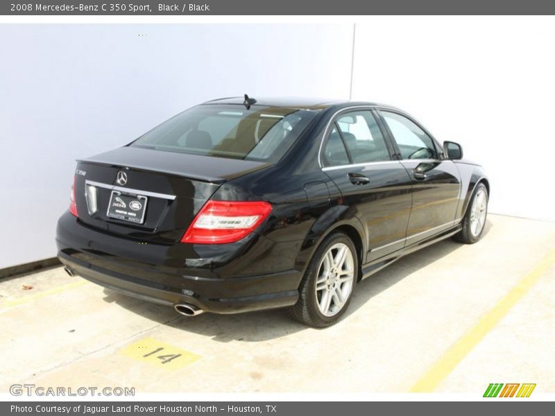 Black / Black 2008 Mercedes-Benz C 350 Sport