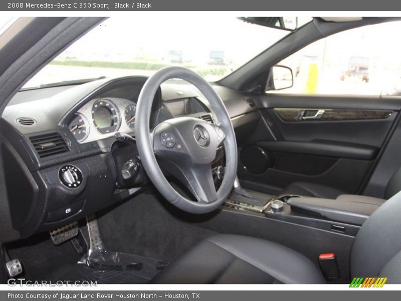 Black / Black 2008 Mercedes-Benz C 350 Sport