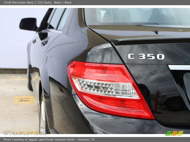 Black / Black 2008 Mercedes-Benz C 350 Sport