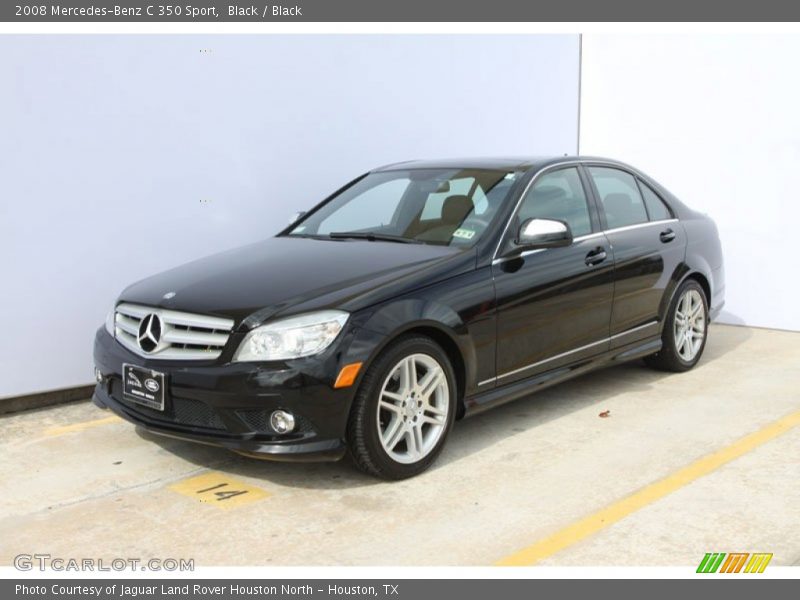Black / Black 2008 Mercedes-Benz C 350 Sport