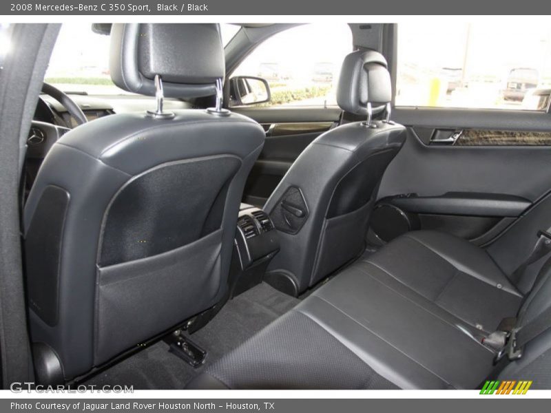 Black / Black 2008 Mercedes-Benz C 350 Sport