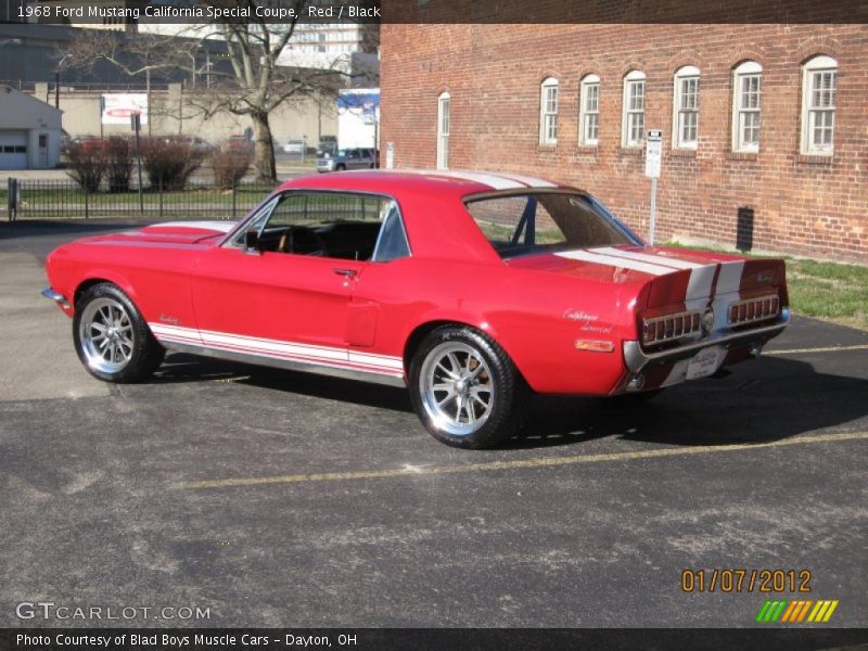  1968 Mustang California Special Coupe Red