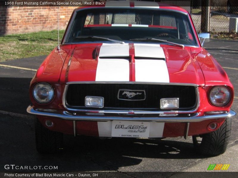 Red / Black 1968 Ford Mustang California Special Coupe