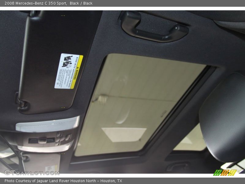 Black / Black 2008 Mercedes-Benz C 350 Sport