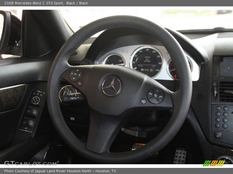 Black / Black 2008 Mercedes-Benz C 350 Sport