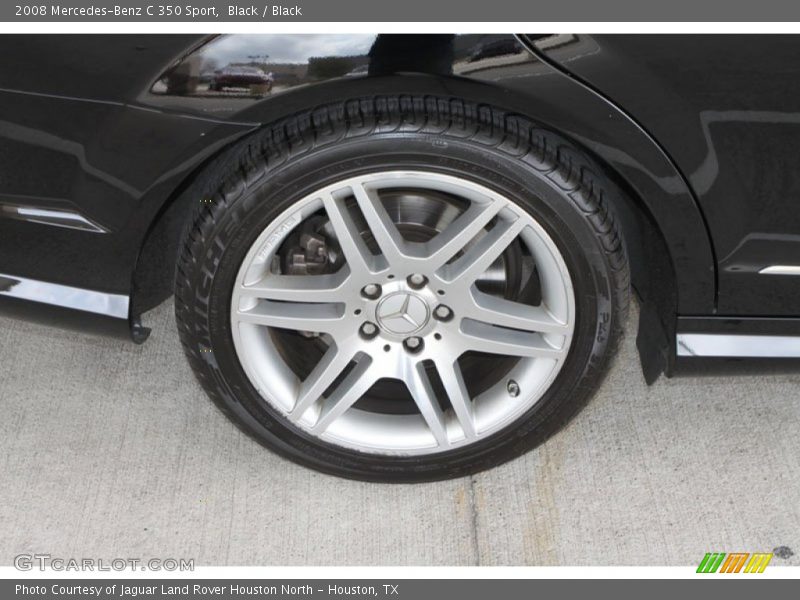 Black / Black 2008 Mercedes-Benz C 350 Sport
