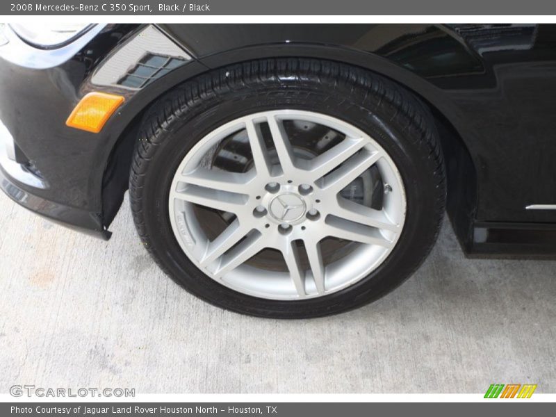 Black / Black 2008 Mercedes-Benz C 350 Sport