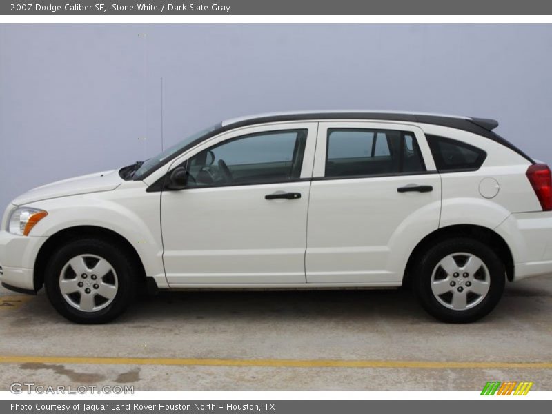 Stone White / Dark Slate Gray 2007 Dodge Caliber SE