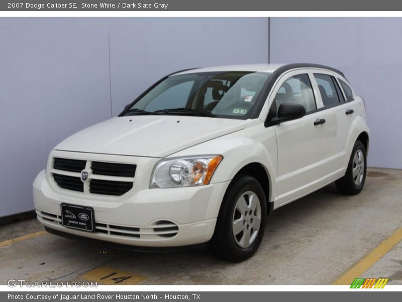 Stone White / Dark Slate Gray 2007 Dodge Caliber SE